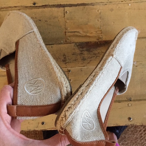 MICHAEL KORS ESPADRILLE FLATS BOHO CANVAS SLIP ON FLATS SLIDES 9 M - Picture 9 of 16